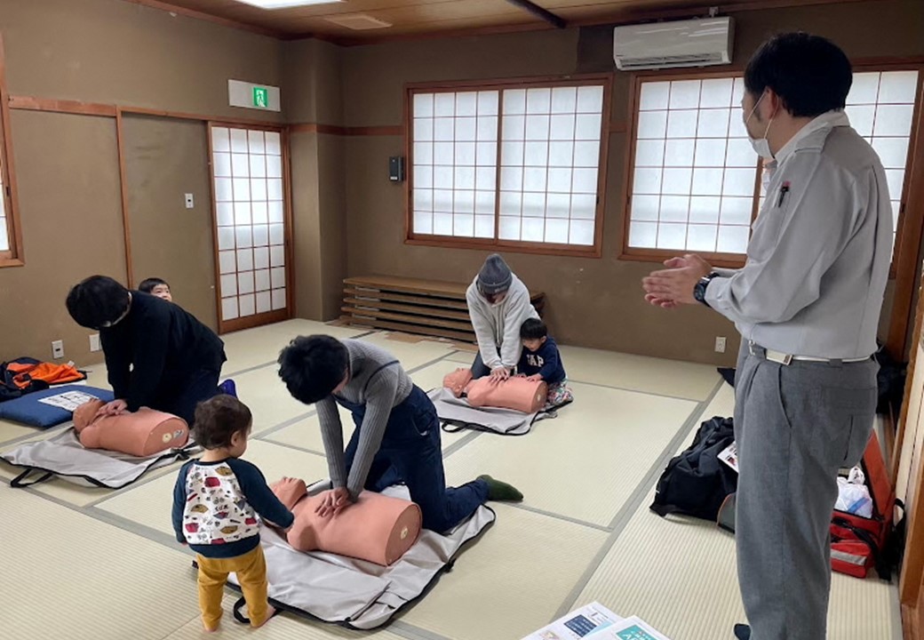 防災にかかわる救命救急講習