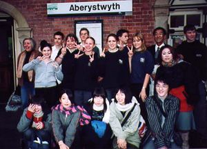 Cultural exchange in Aberstwyth 