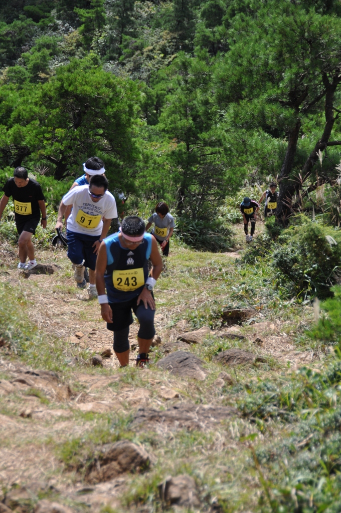 登山マラソンです