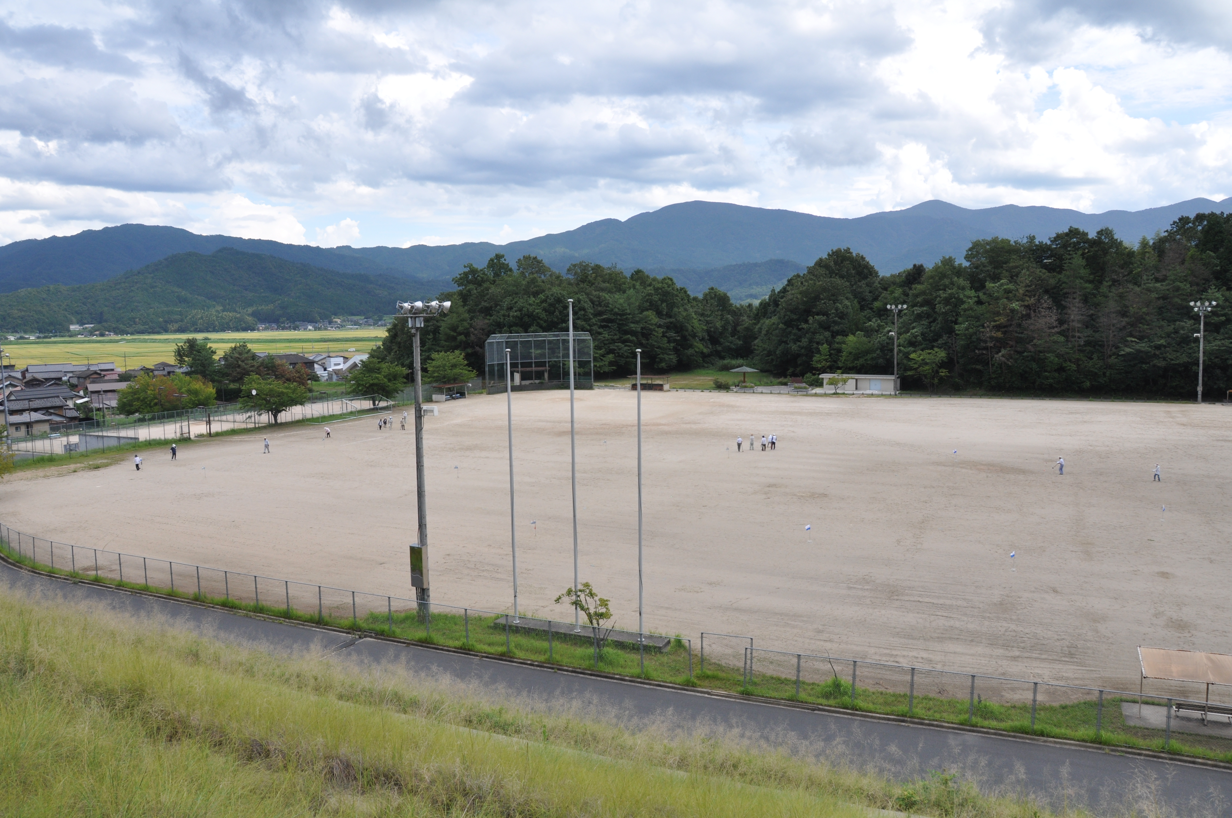 野田川グラウンドの全景