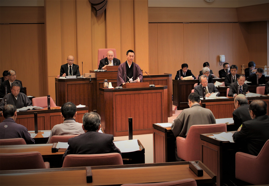 3月4日与謝野町議会第93回令和2年3月定例会