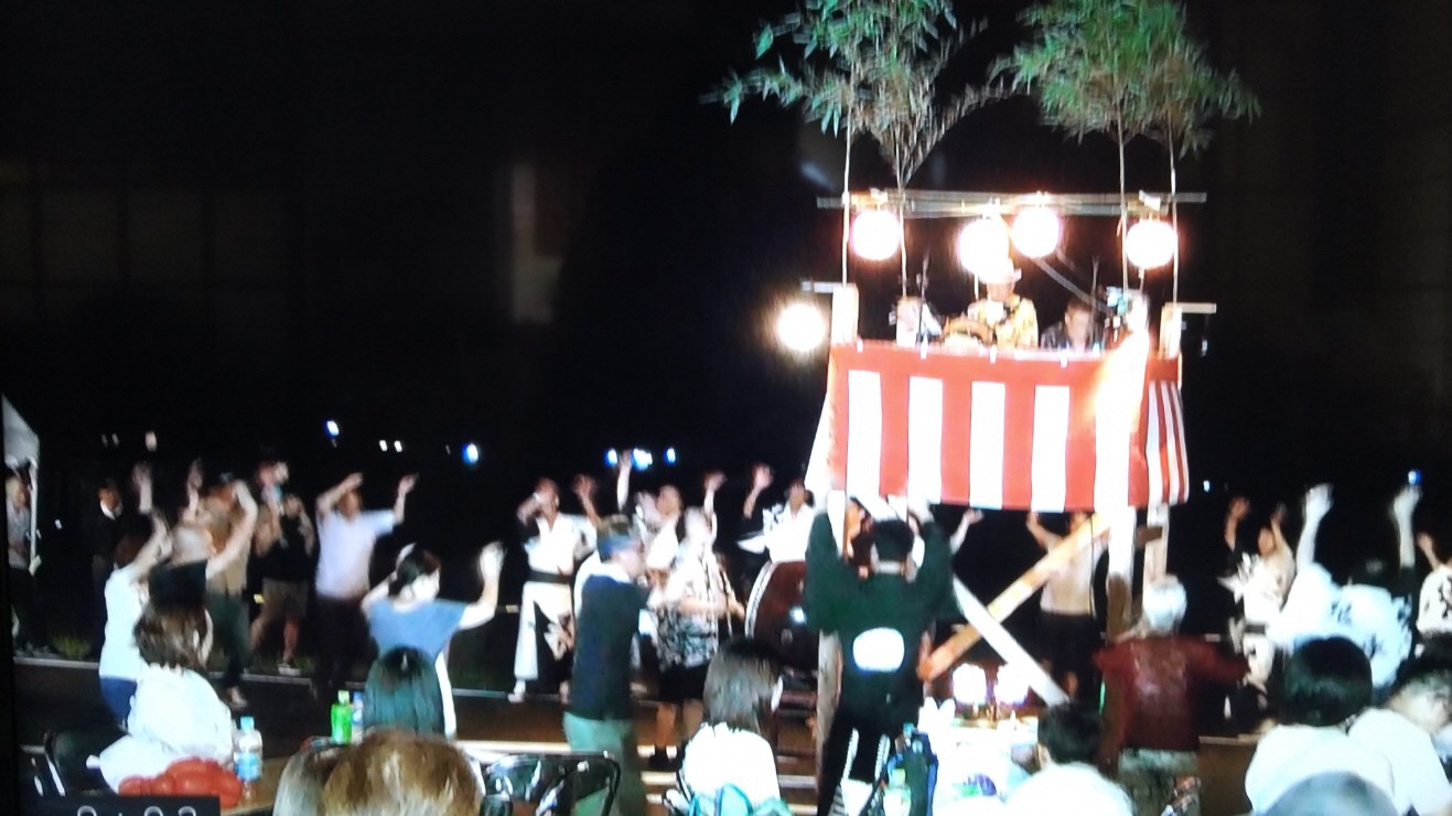 後野区の夏祭りの様子