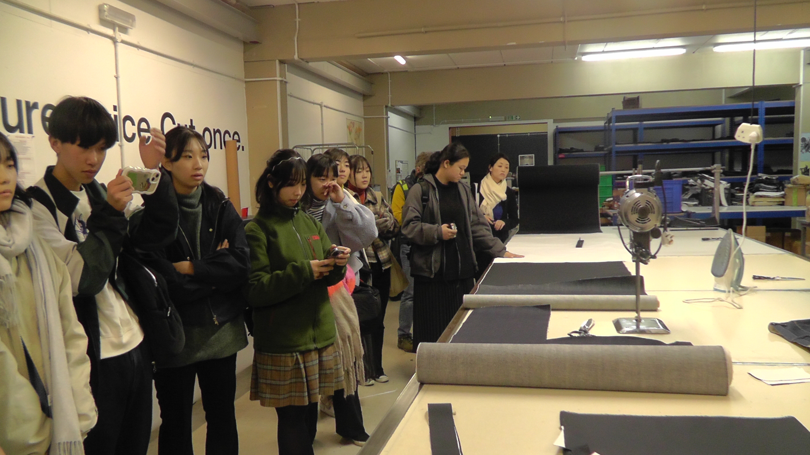 Hiut Denim Company施設見学の様子