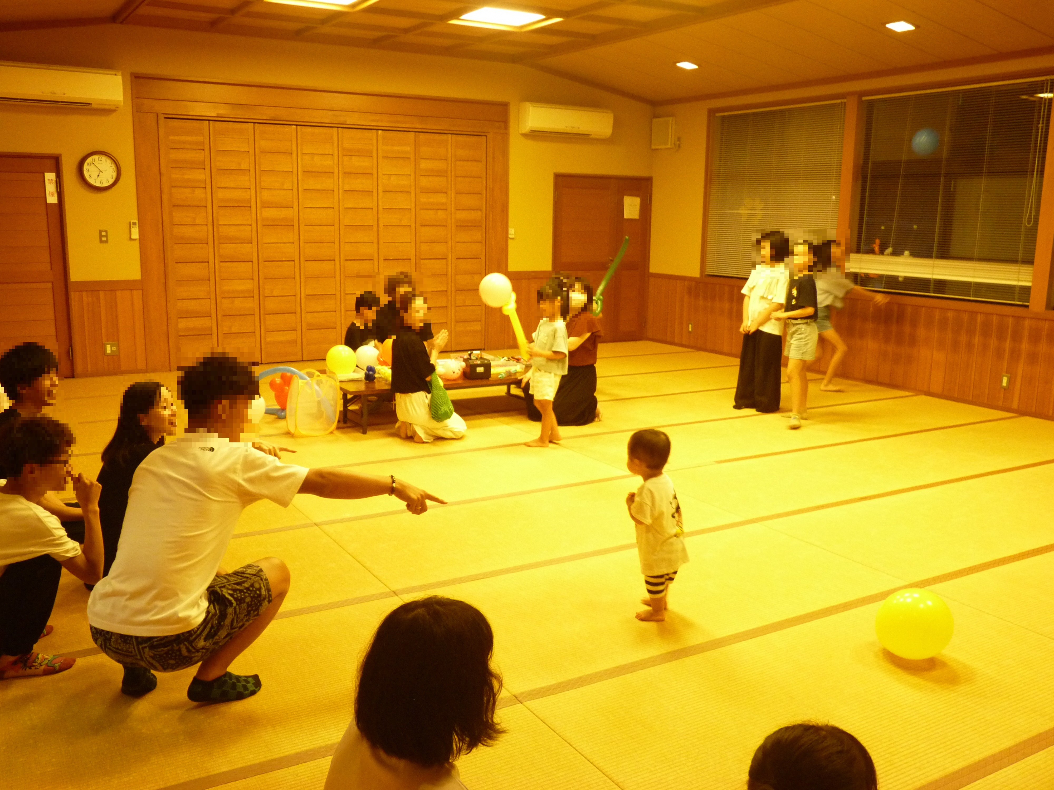 滝区公民館でのイベントの様子