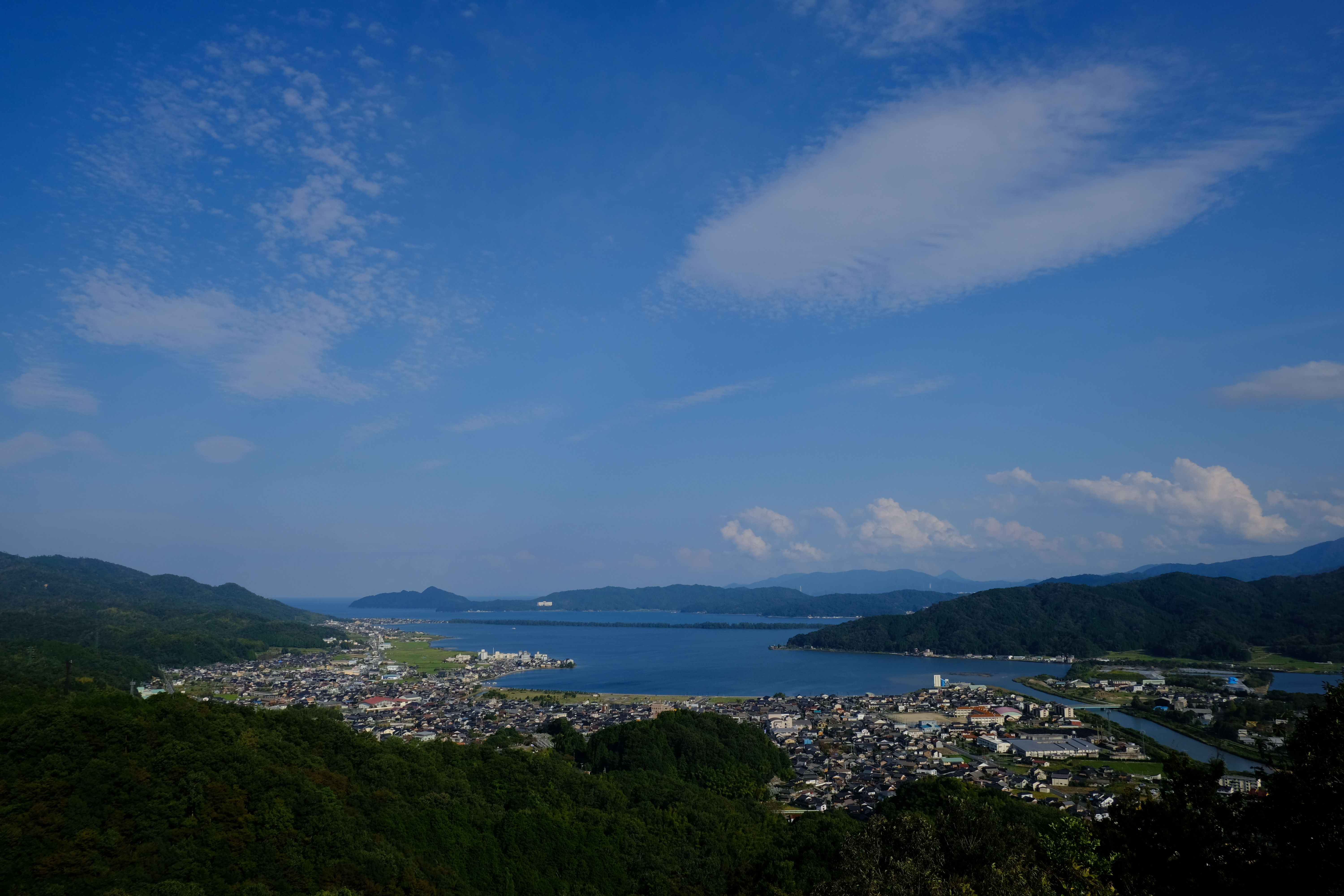 大内峠一字観公園から望む天橋立
