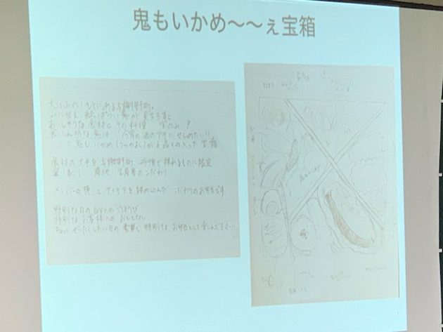 何度もチーム内で話し合い検討した内容を発表します。