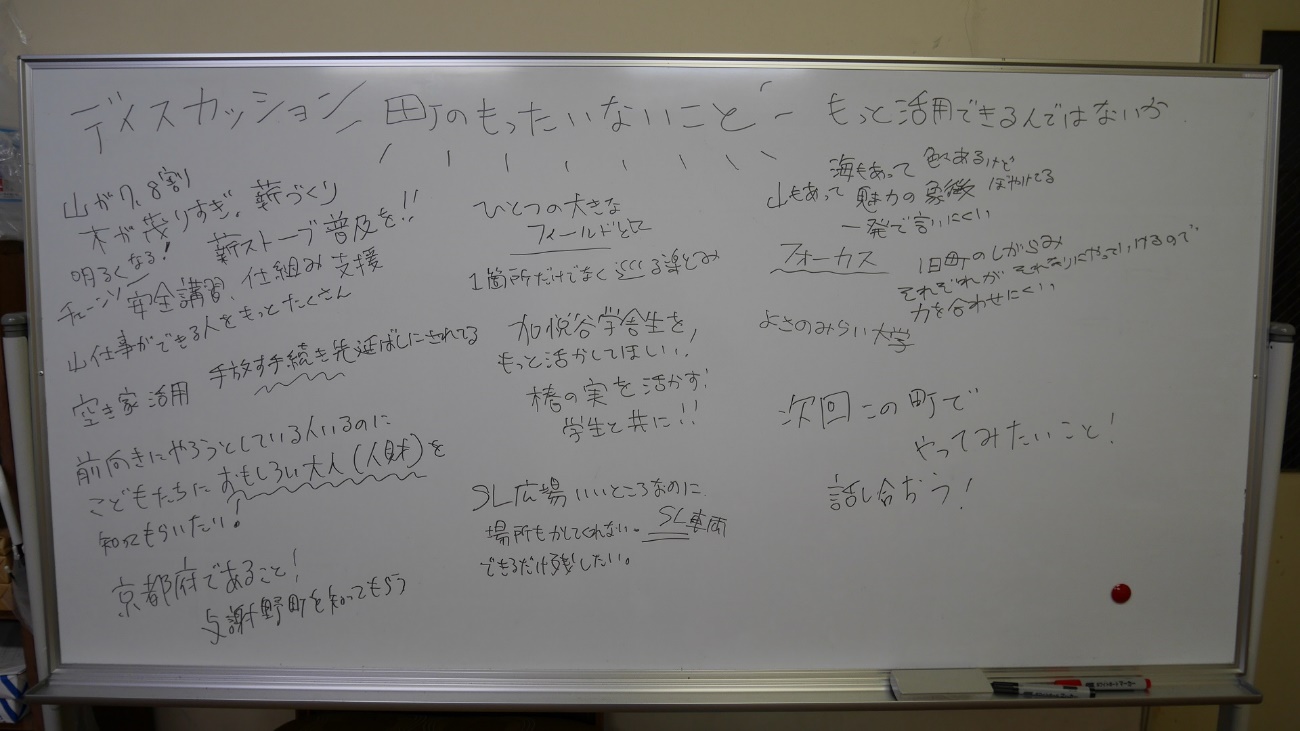 与謝野町のもったいないを考える