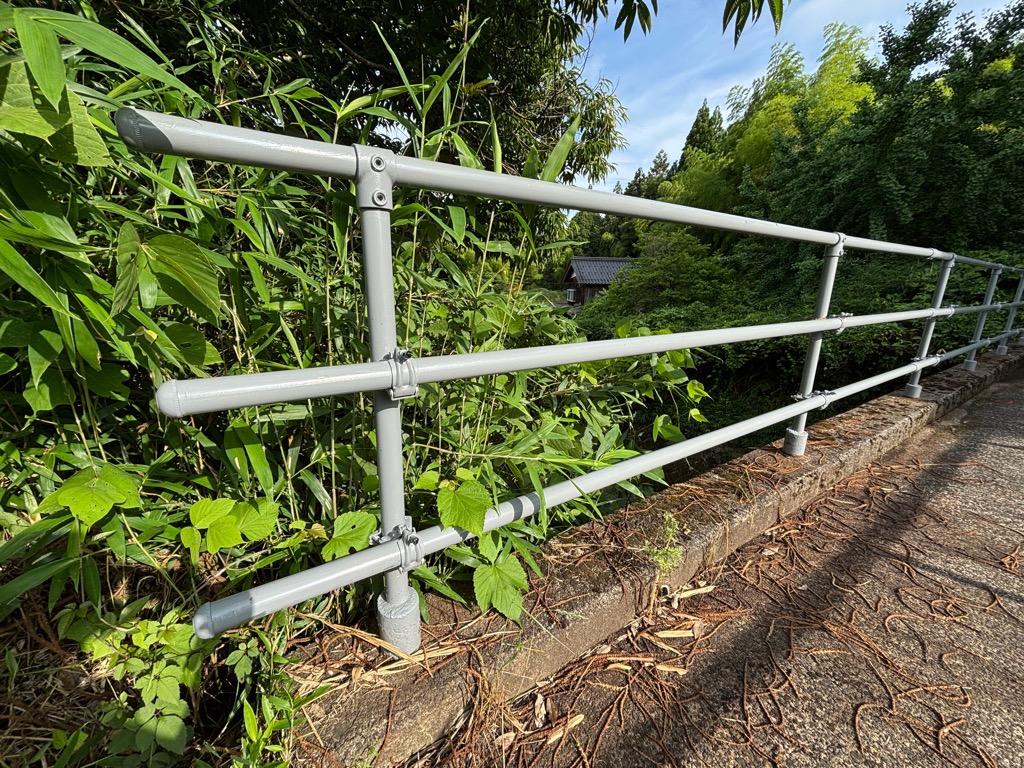 整備後の欄干の様子